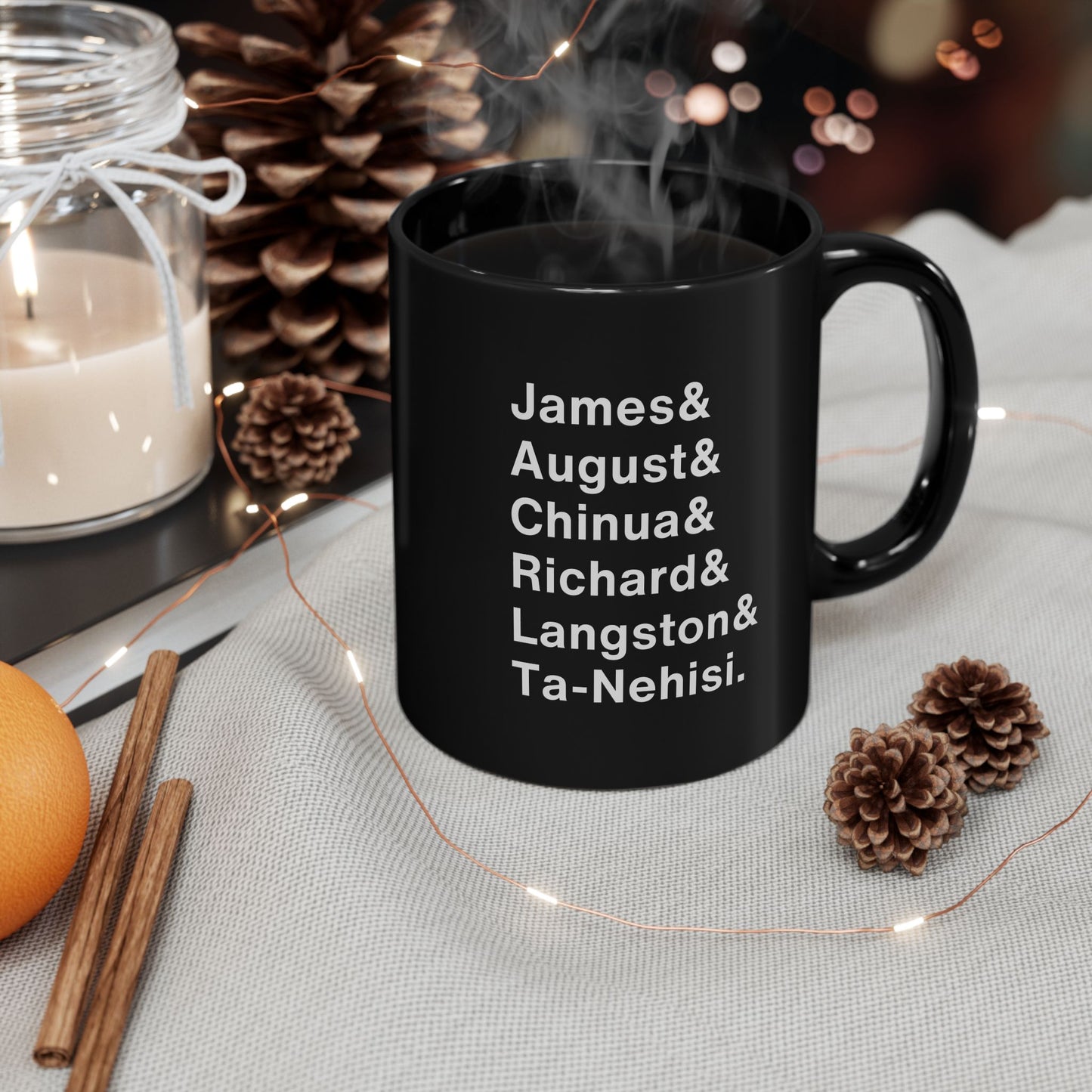 Black Male Literary Greats Mug - 11oz & 15oz