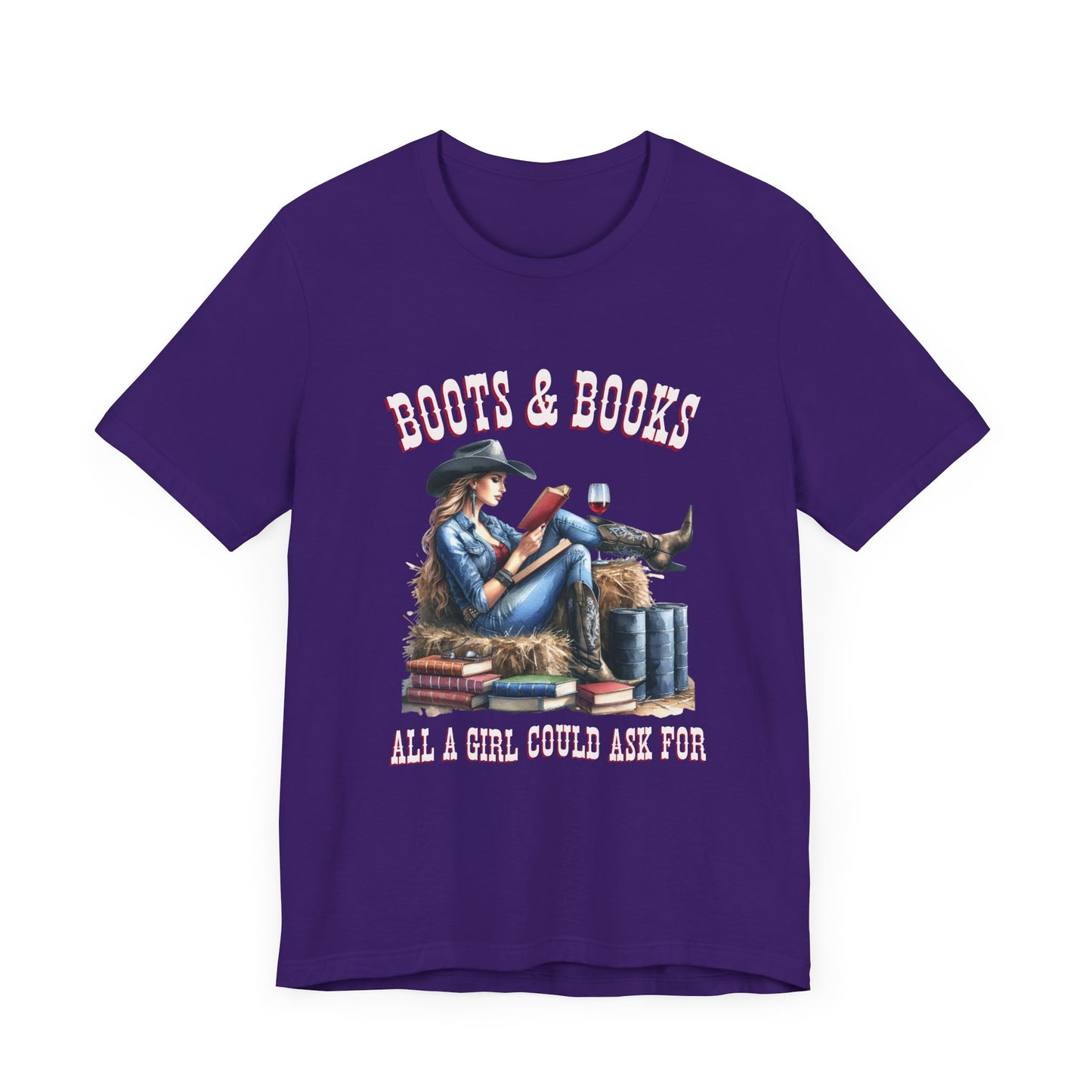 Boots and Books Tee