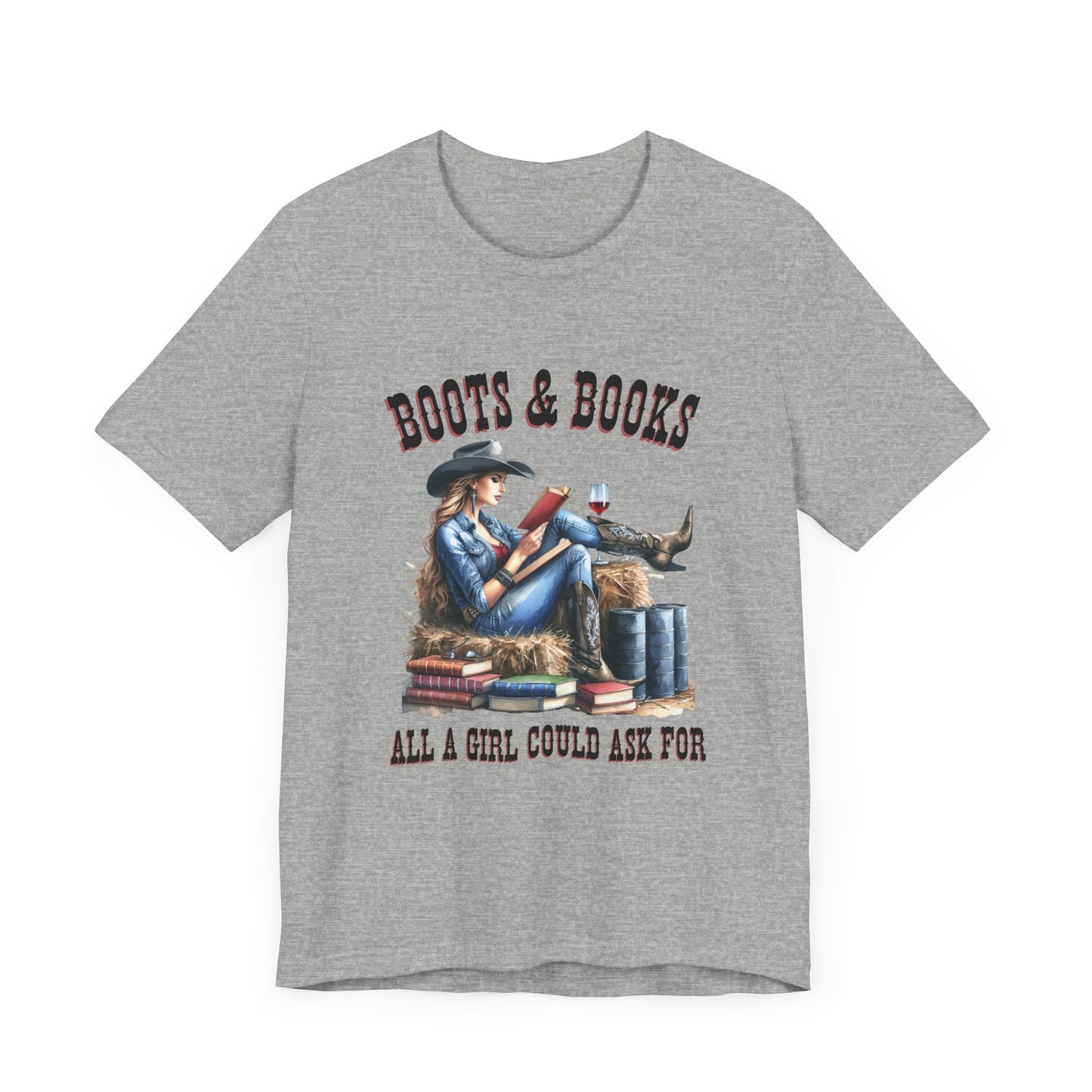 Boots and Books Tee