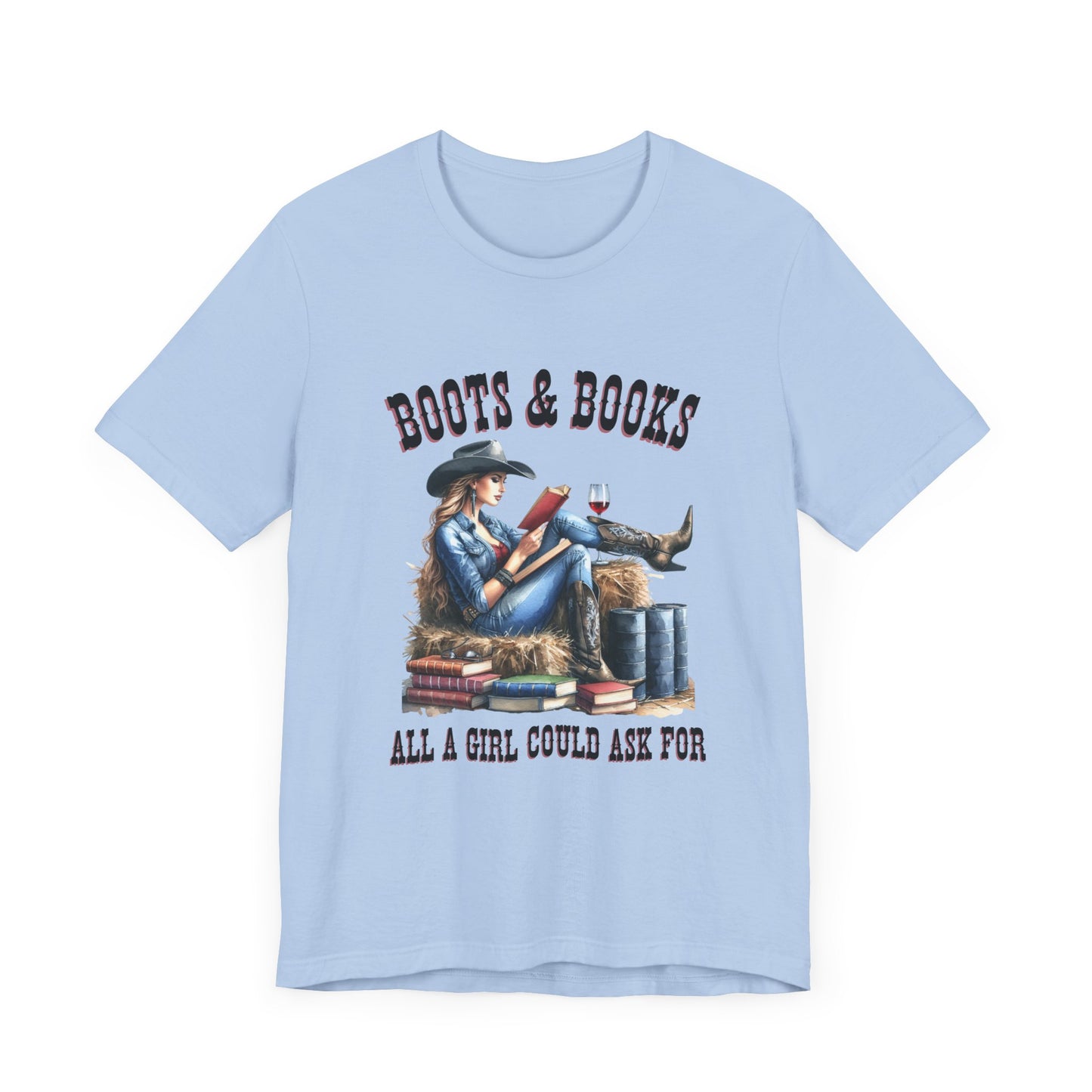 Boots and Books Tee
