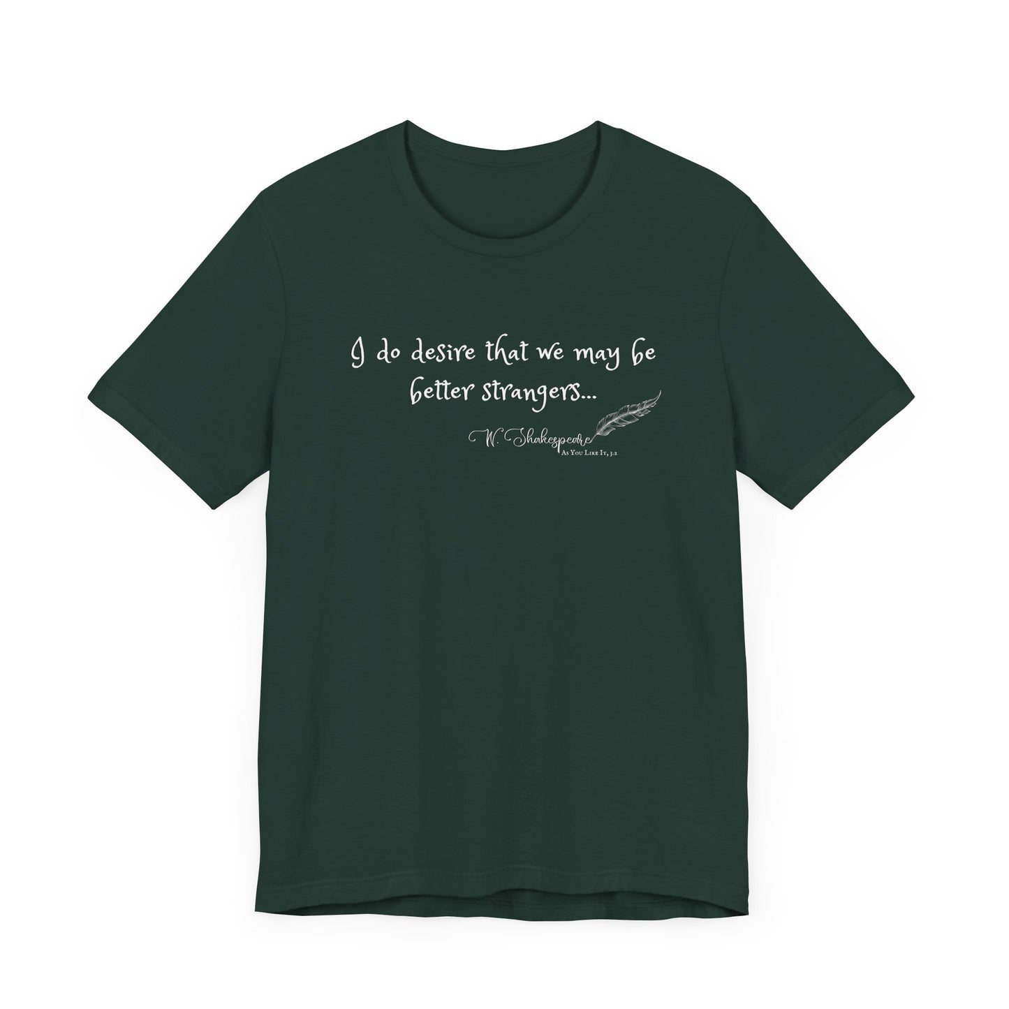 Shakespeare Strangers Quote Tee