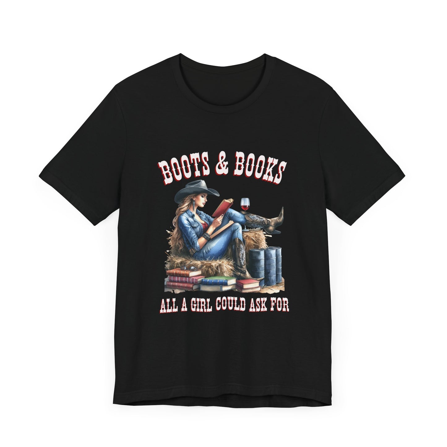 Boots and Books Tee