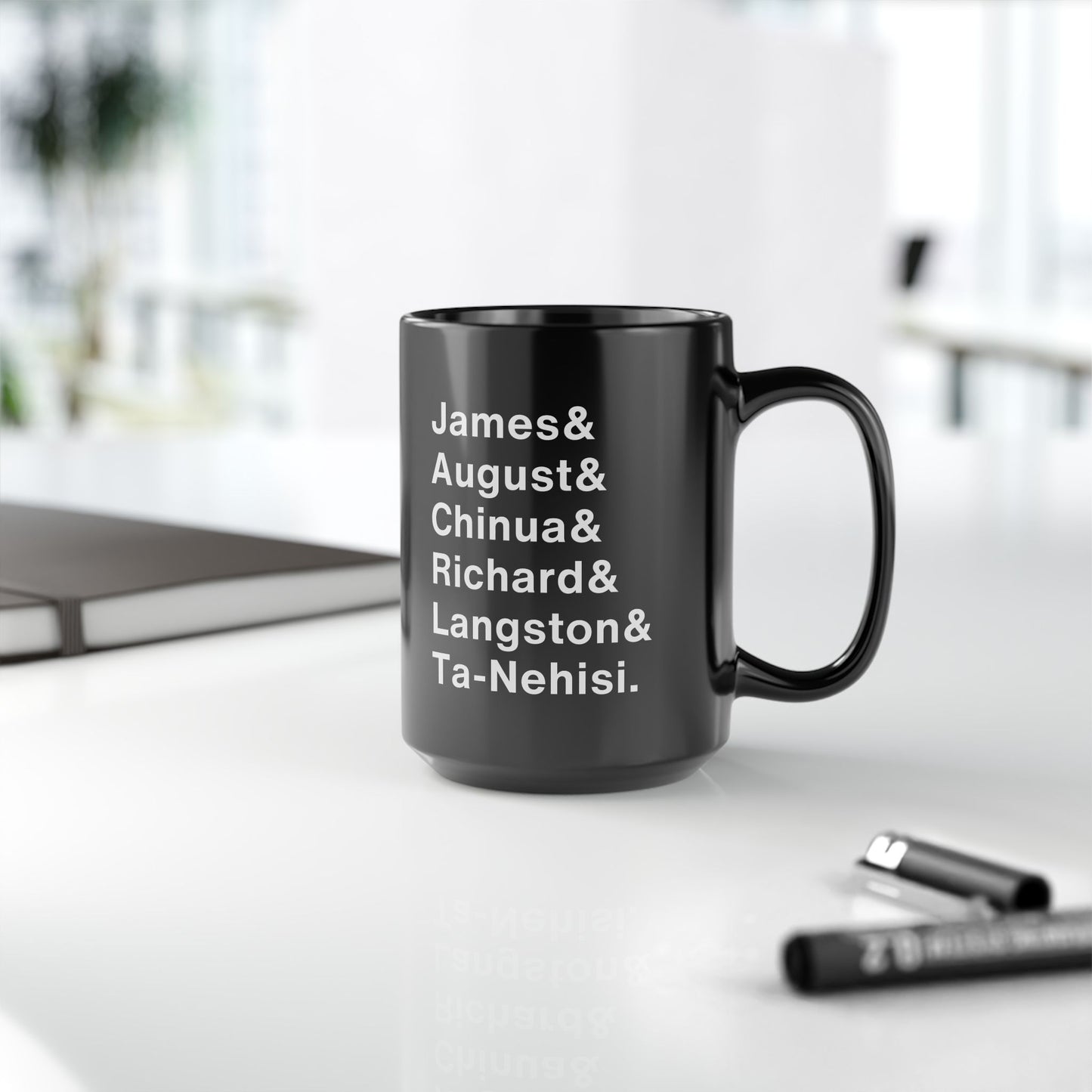 Black Male Literary Greats Mug - 11oz & 15oz