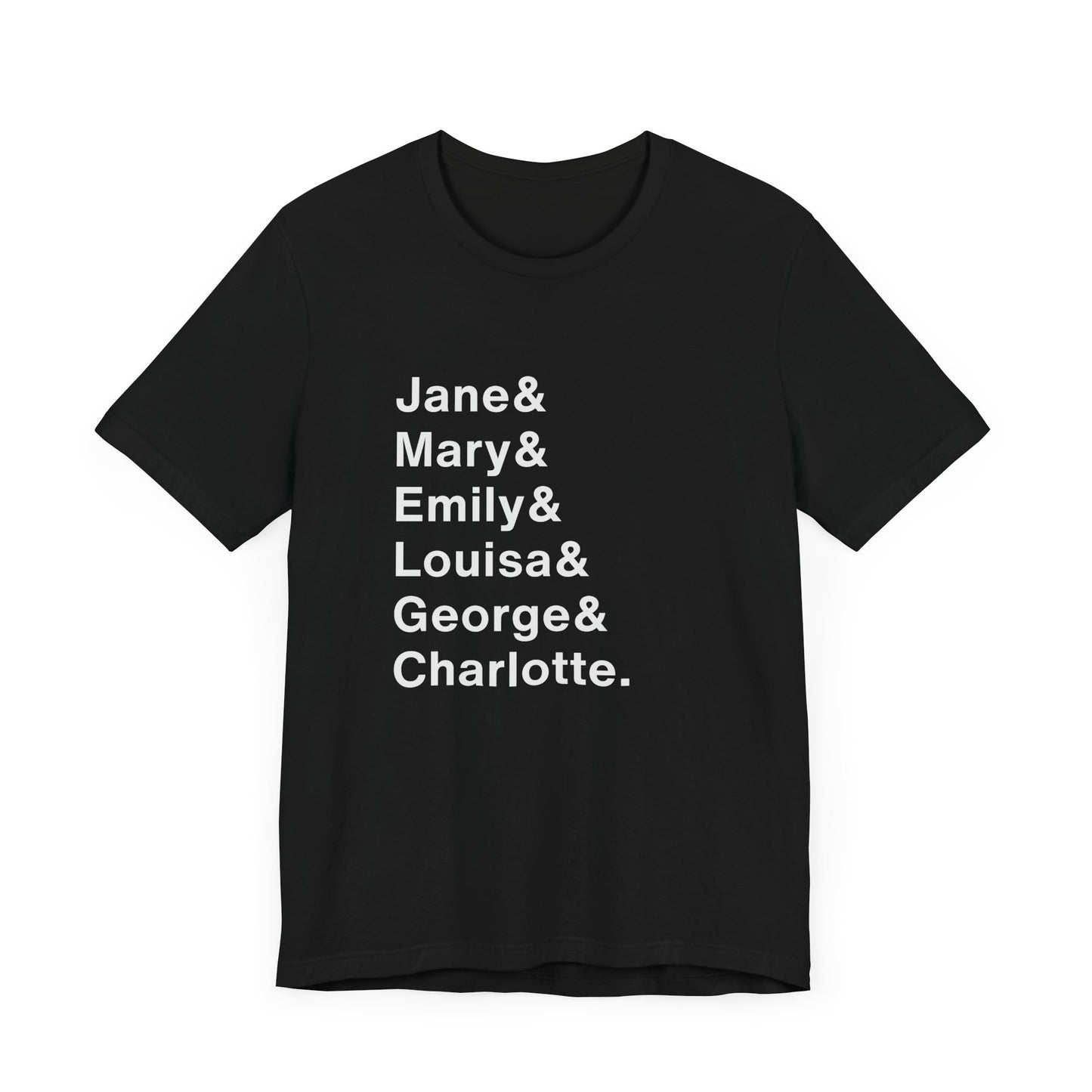 Women Authors' Names Unisex Tee