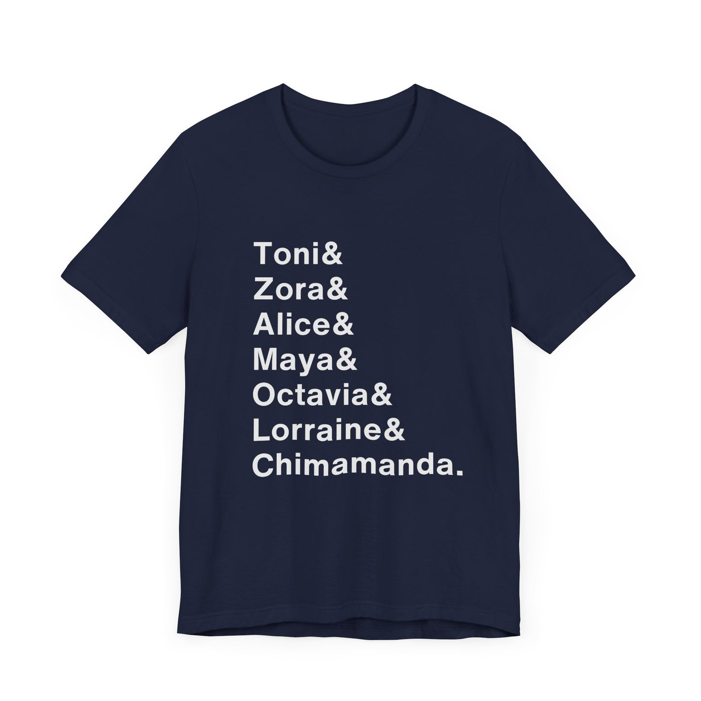 Black Women Literary Names Unisex Tee - Celebrate Great Authors