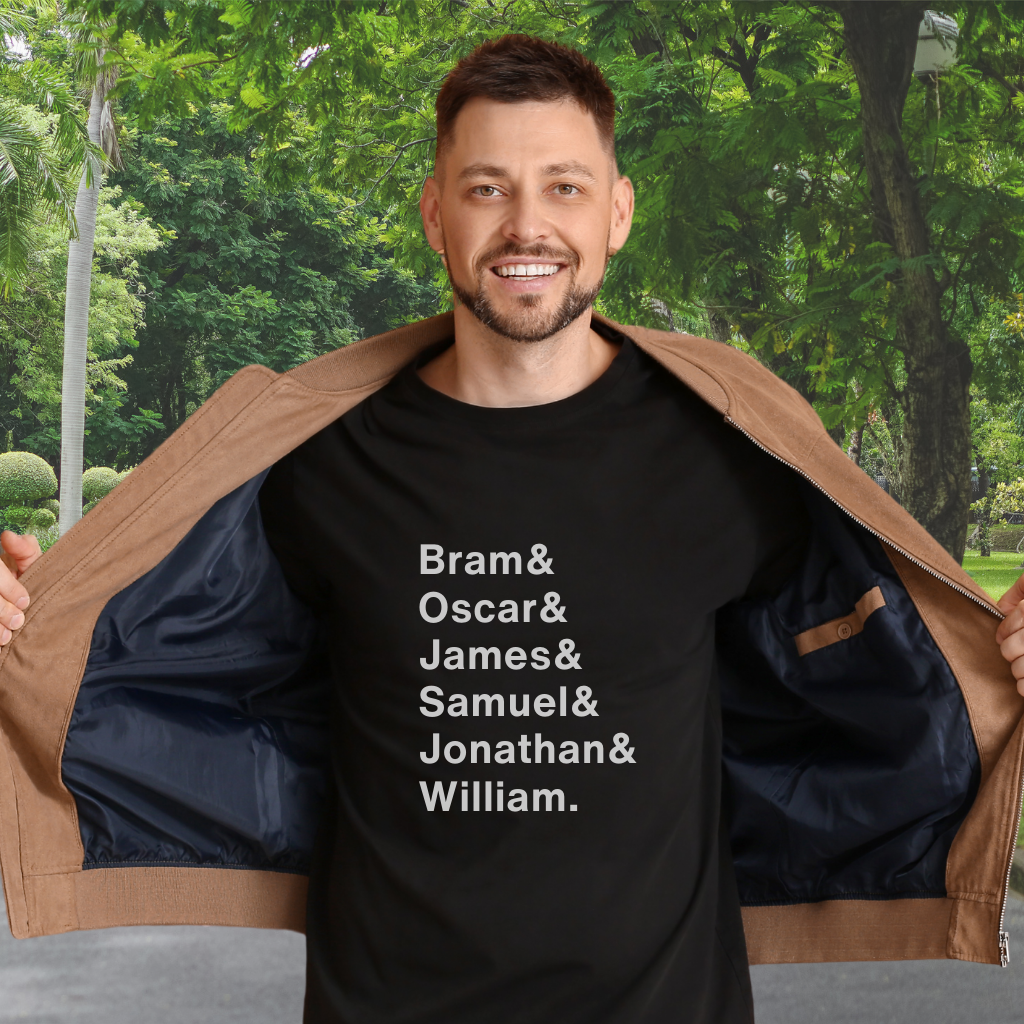 Irish Authors' Names Unisex Tee