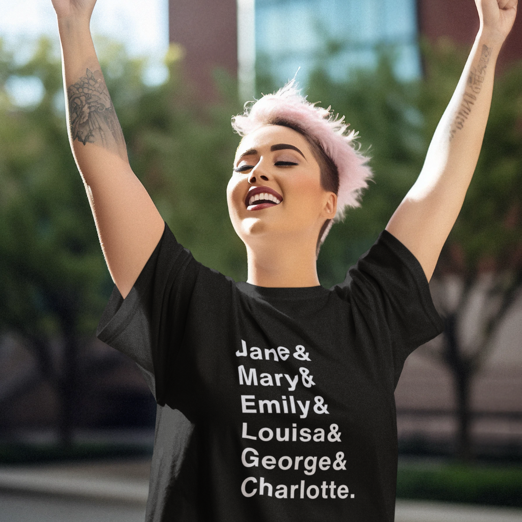 Women Authors' Names Unisex Tee