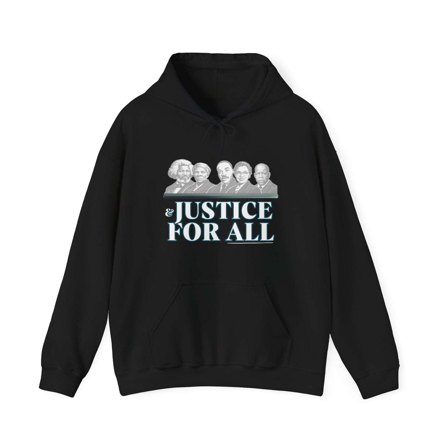 Justice For All Hoodie | Civil Rights Leaders & Writers