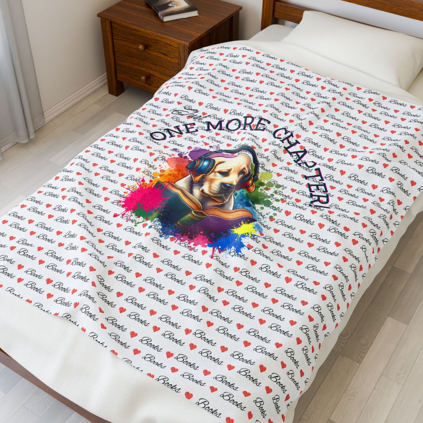 One More Chapter Wrap Plush Blanket