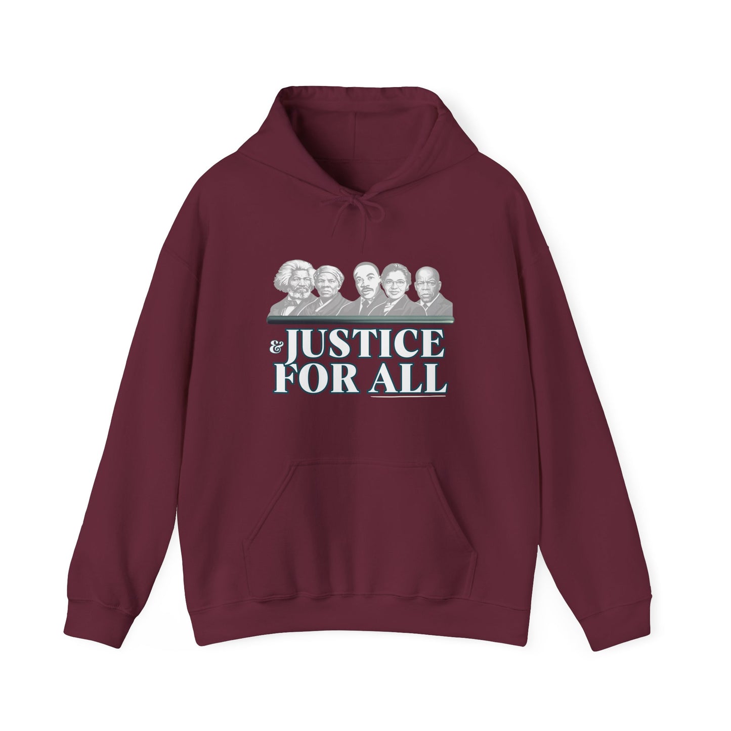 Justice For All Hoodie | Civil Rights Leaders & Writers