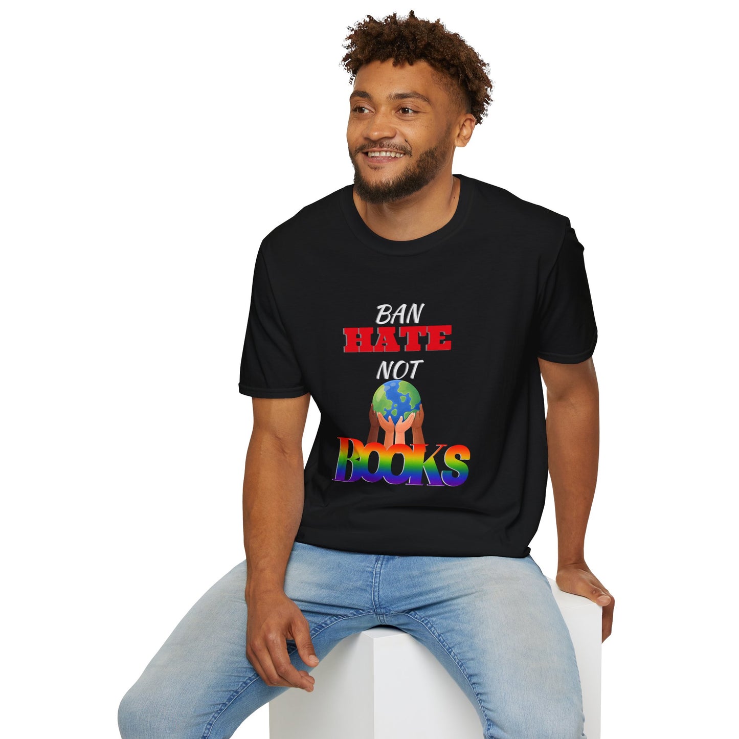 Ban Hate Not Books: Global Love T-Shirt