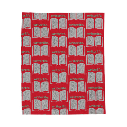 Writer's Life Velveteen Plush Blanket