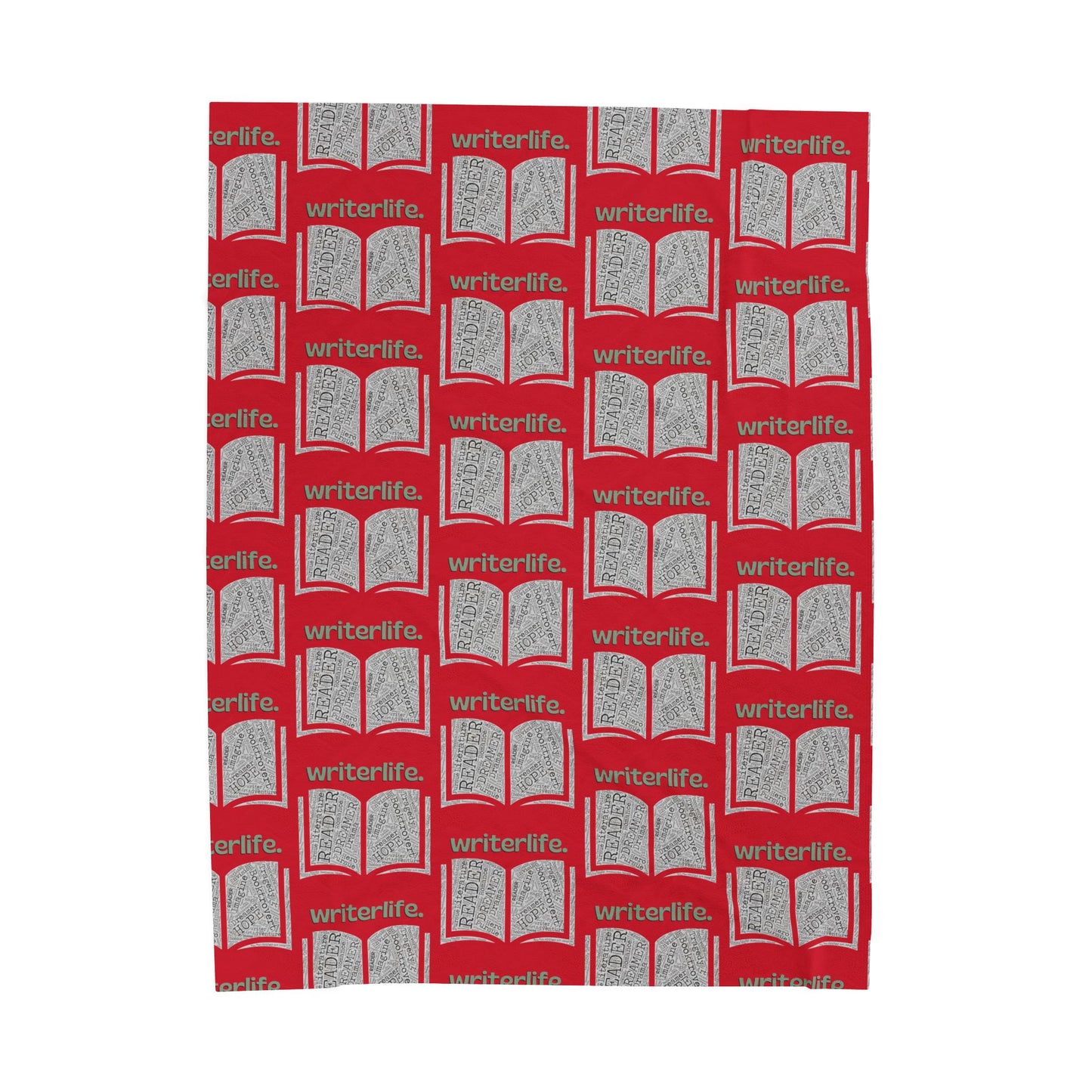 Writer's Life Velveteen Plush Blanket