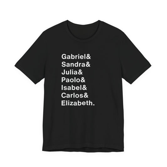 Latinx Writers Literary Names Tee