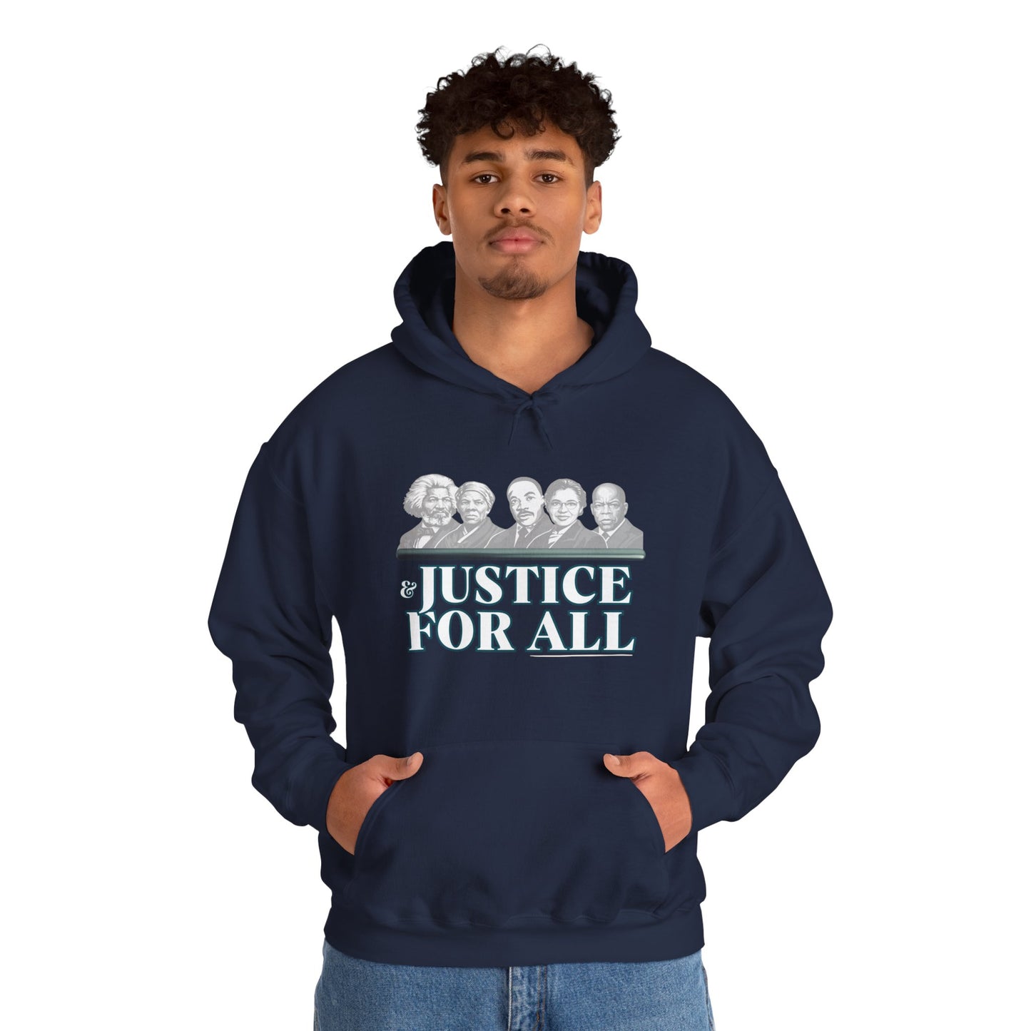 Justice For All Hoodie | Civil Rights Leaders & Writers