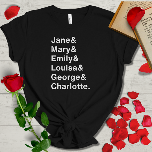 Women Authors' Names Unisex Tee