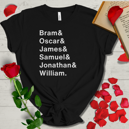 Irish Authors' Names Unisex Tee