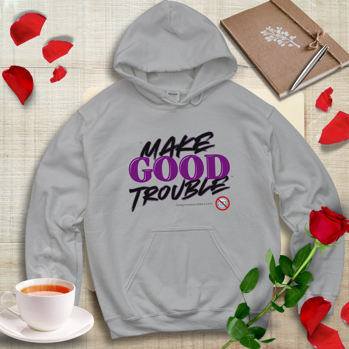 Make Good Trouble Hoodie | John Lewis