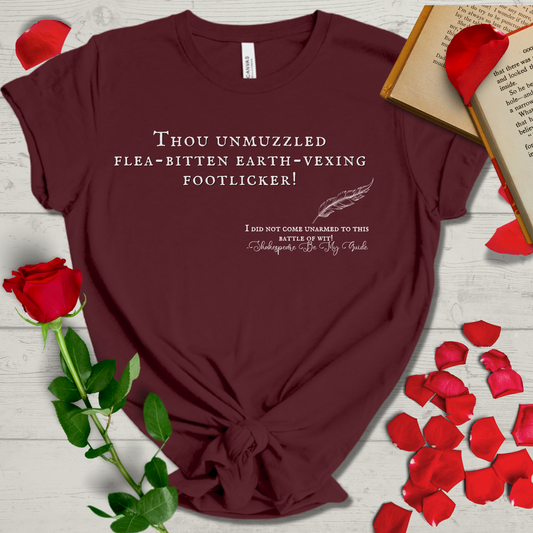 Shakespearean Insults Footlicker Tee