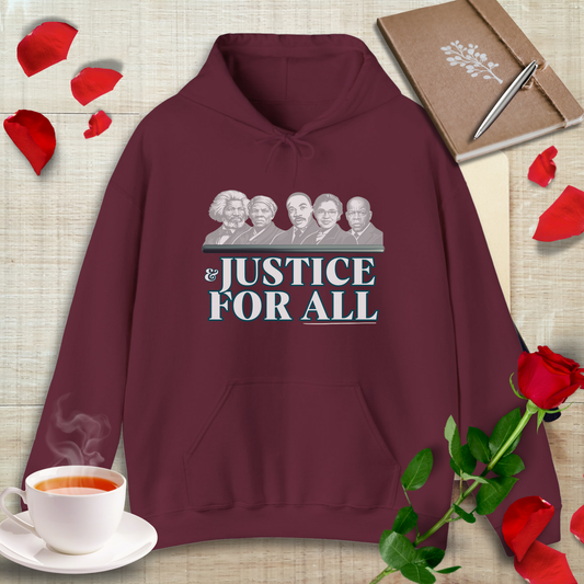 Justice For All Hoodie | Civil Rights Leaders & Writers
