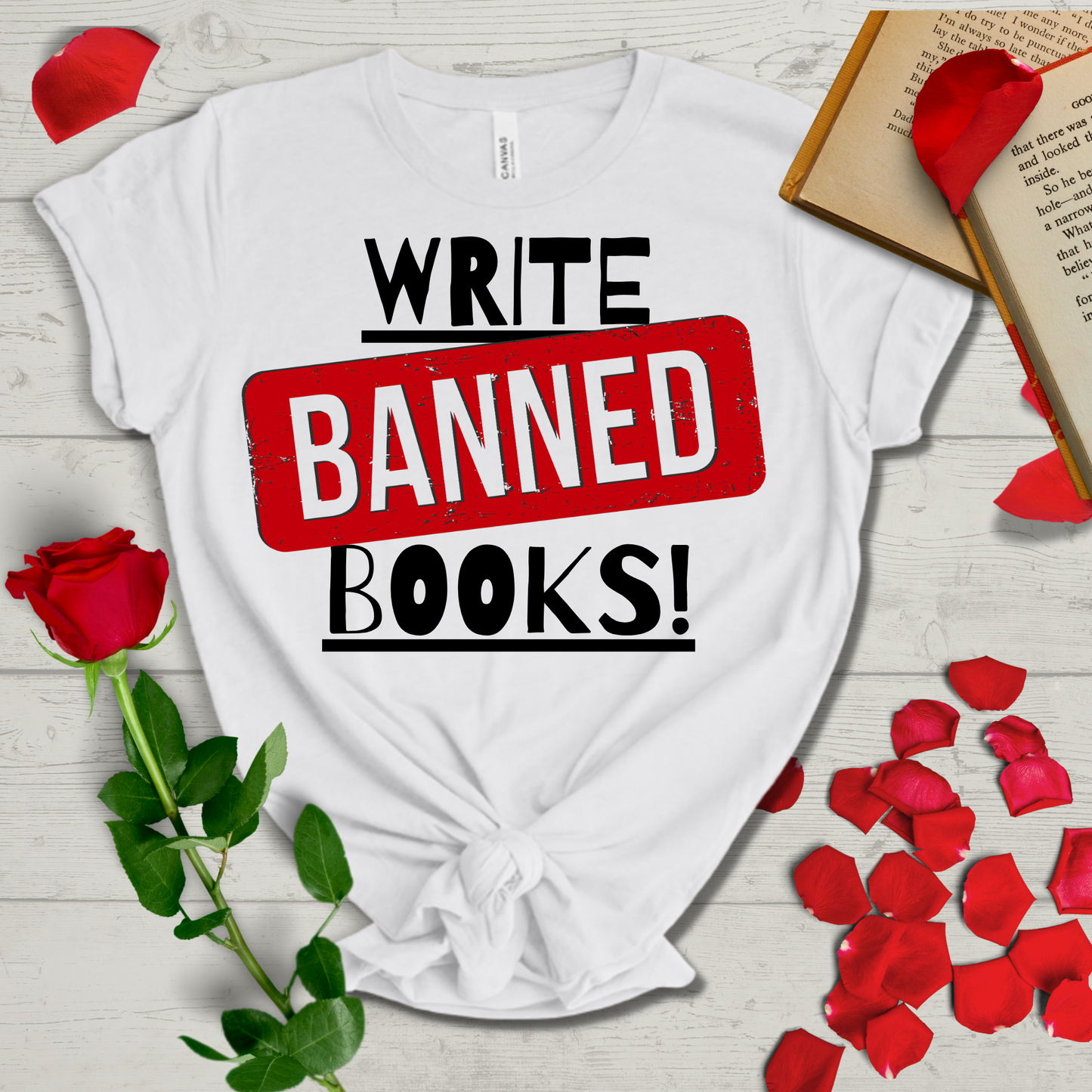Write Banned Books Tee