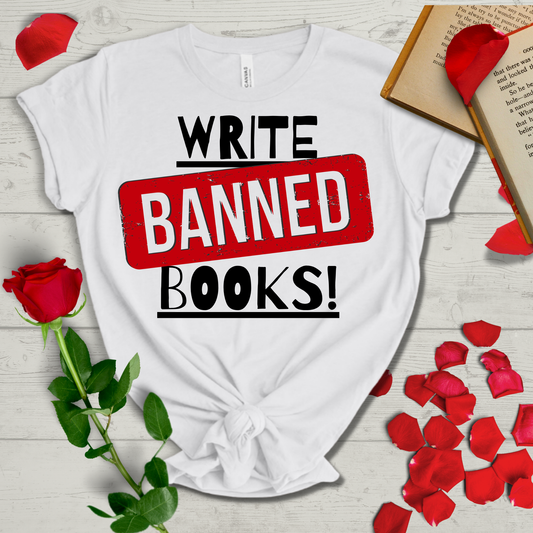 Write Banned Books Tee